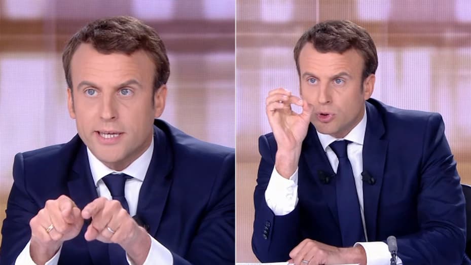 Macron, une gestuelle de précision Macron, une gestuelle de précision