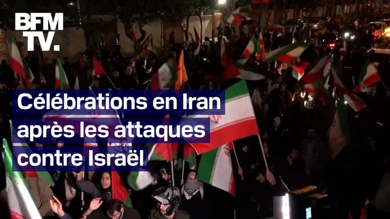 Célébrations en Iran après les attaques en Israël