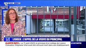 "Je demande plus de moyens": l'appel de la veuve du principal retrouvé mort dans son collège de Lisieux 