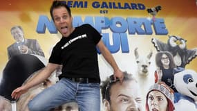 Rémi Gaillard, pendant la promotion de son film "N'importe qui", en 2014. 