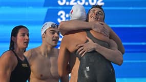 Le relais français après sa victoire