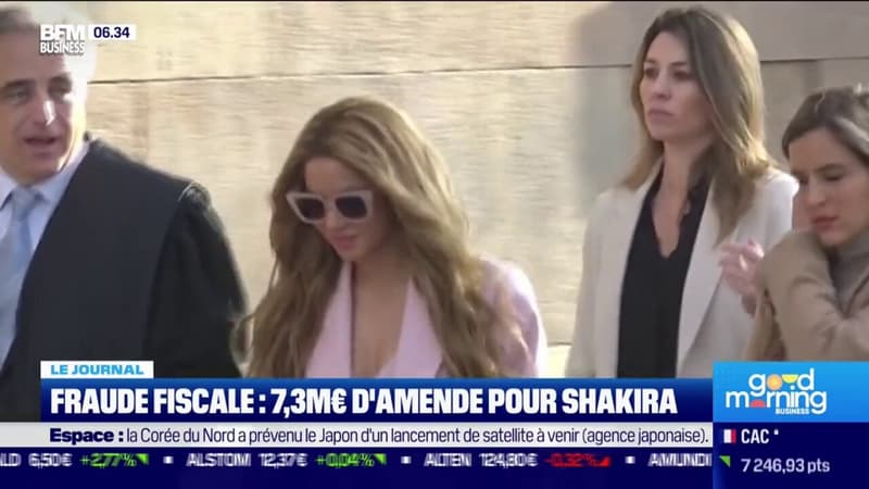 Fraude fiscale : 7,3 millions d'euros d'amende pour Shakira
