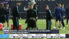 Pari'Sports: Mercato: Le PSG prêt à débourser 222 millions d'euros pour Neymar ?
