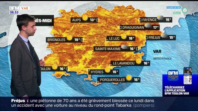 Météo Var: du soleil et des belles températures ce mardi, 19°C à Brignoles