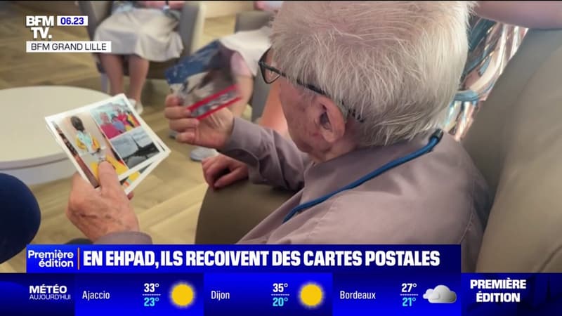 Des cartes postales, envoyées par des touristes, redonnent le sourire à ces seniors dans cet Ehpad lillois