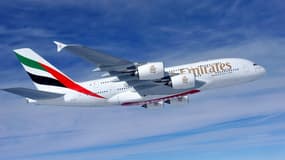 Un A380 de la compagnie Emirates