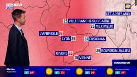 Météo Rhône: une journée sous le soleil,j usqu'à 25°C à Lyon