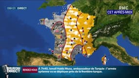 Alerte météo: 17 départements placés en vigilance orange "orages"