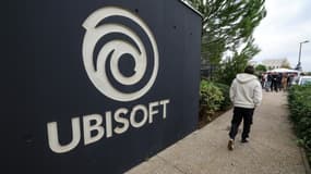 L'entrée de la société de production vidéo Ubisoft où une grève de 3 jours a lieu à Montpellier, le 15 octobre 2024 dans l'Hérault