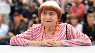 Agnès Varda au festival de Cannes, le 19 mai 2017