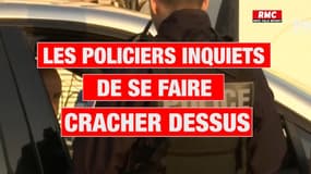 "C'est un réflexe depuis le confinement": les policiers inquiets de se faire cracher dessus
