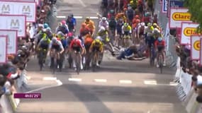 L'arrivée de la première étape des Quatre jours de Dunkerque, le 16 mai 2023