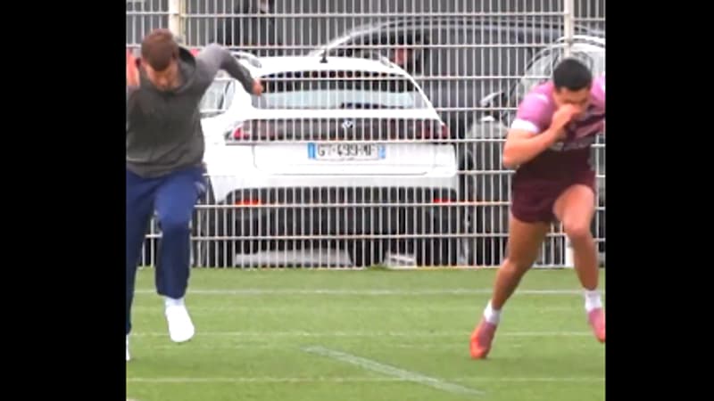 Qui est le plus rapide? Louis Bielle-Biarrey a défié Christophe Lemaitre au sprint