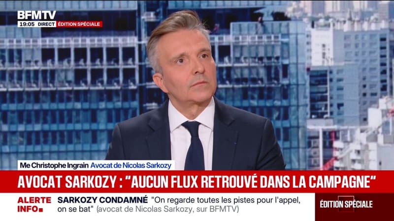 L'avocat de Nicolas Sarkozy s'attaque à l'exécution provisoire qui atteint la "présomption d'innocence" et le "prive de l'effet de l'appel"