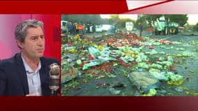 "Je suis solidaire des agriculteurs qui veulent seulement vivre de leur travail", explique François Ruffin
