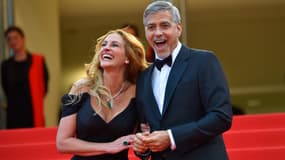 Julia Roberts et George Clooney au Festival de Cannes en 2016