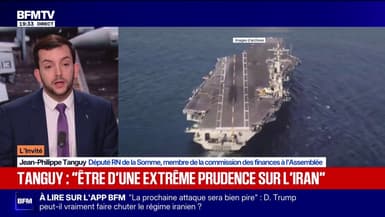 “Il faut être d’une extrême prudence sur les interventions étrangères qui visent à renverser un régime”, observe Jean-Philippe Tanguy, député du Rassemblement National 
