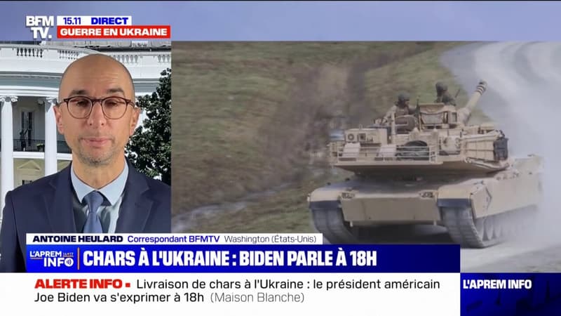 Livraison de chars à l'Ukraine: Joe Biden va s'exprimer à 18h ce mercredi soir