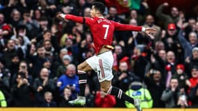 L'attaquant portugais Cristiano Ronaldo, à Manchester le 12 mars 2022