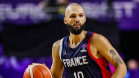 Evan Fournier lors de l'Eurobasket 2022.