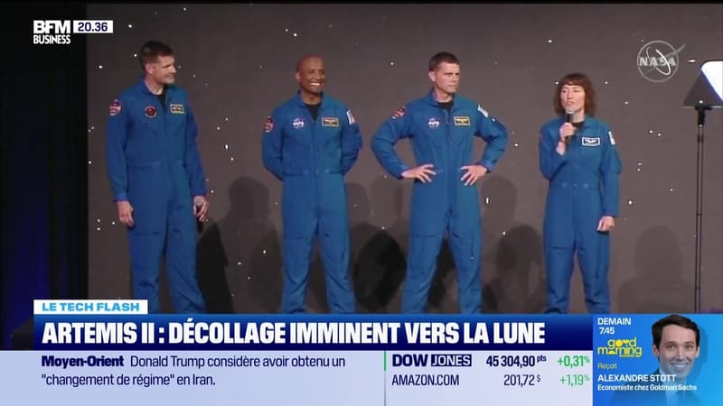 Le Tech Flash : Artémis II, décollage imminent vers la lune, par Léa Benaim - 30/03