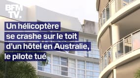 Un hélicoptère se crashe sur le toit d’un hôtel en Australie, tuant son pilote et faisant au moins deux blessés 