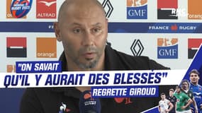 XV de France : "On savait qu'il y aurait des blessés" regrette Giroud