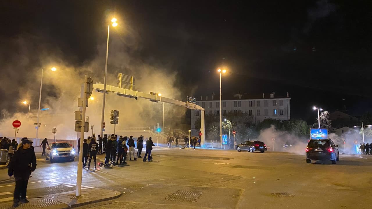 Des débordements ont eu lieu à Cannes, après le match France-Maroc