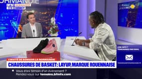 Rouen: une marque de chaussures portée par un joueur de NBA