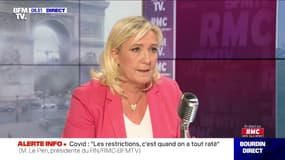 Marine Le Pen sur l'apprentissage de l'arabe: "Le meilleur moyen de réussir en France, c'est de parler et écrire correctement le français: c'est ça la priorité absolue, pas de renvoyer les enfants à leur culture d'origine"