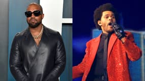 Kanye West et The Weeknd. 
