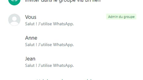 Comment quitter un groupe WhatsApp