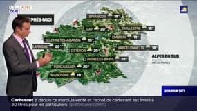 Météo Alpes du Sud: quelques averses ce mercredi, jusqu'à 20°C à Gap et 23°C à Manosque