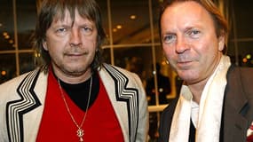 Renaud avec son frère Thierry Séchan en 2004