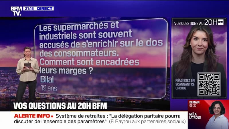 VOS QUESTIONS AU 20H BFM - Supermarchés et industriels: comment sont encadrées leurs marges ?