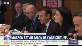 Emmanuel Macron est arrivé au Salon de l'agriculture