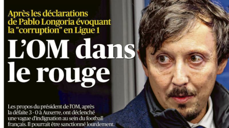 OM: "Pétage de plomb", "discours complotiste à la limite de la paranoïa"… la presse ne ménage pas Longoria après ses critiques contre l’arbitrage