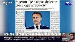 ZFE, MaPrimeRénov'... Emmanuel Macron dénonce le "détricotage" de plusieurs mesures écologiques