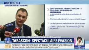 Évasion à Tarascon: le procureur évoque "une détermination absolue" des individus "pour libérer leur comparse"