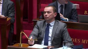 Olivier Dussopt, le 17 février 2023, à l'Assemblée nationale