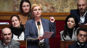 Clémentine Autain à l'Assemblée nationale le 28 mars 2023 