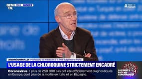 Chloroquine: pour le Pr André Grimaldi, "il y a une hypothèse sérieuse, elle doit être testée"