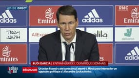 L’entraîneur Rudi Garcia a annoncé son départ de Lyon
