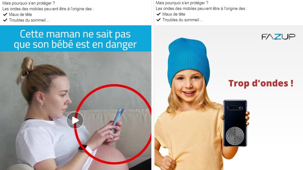 Publicités diffusées par Fazup sur Facebook Publicités diffusées par Fazup sur Facebook