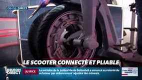 "C'est déjà demain": le scooter électrique connecté et pliable
