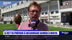 Top 14: le RCT se prépare pour un barrage samedi au stade Mayol