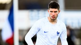 Elyaz Zidane avec l'équipe de France en mars 2024