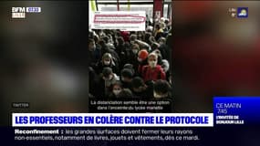Nord-Pas-de-Calais: des professeurs en colère contre un protocole sanitaire qu'ils jugent inapplicable