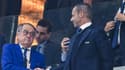 Noël Le Graët et Aleksander Ceferin en décembre 2022