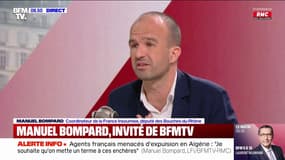 "Nous sommes prêts dans les prochains jours à déposer une nouvelle motion de censure", déclare Manuel Bompard (LFI)
